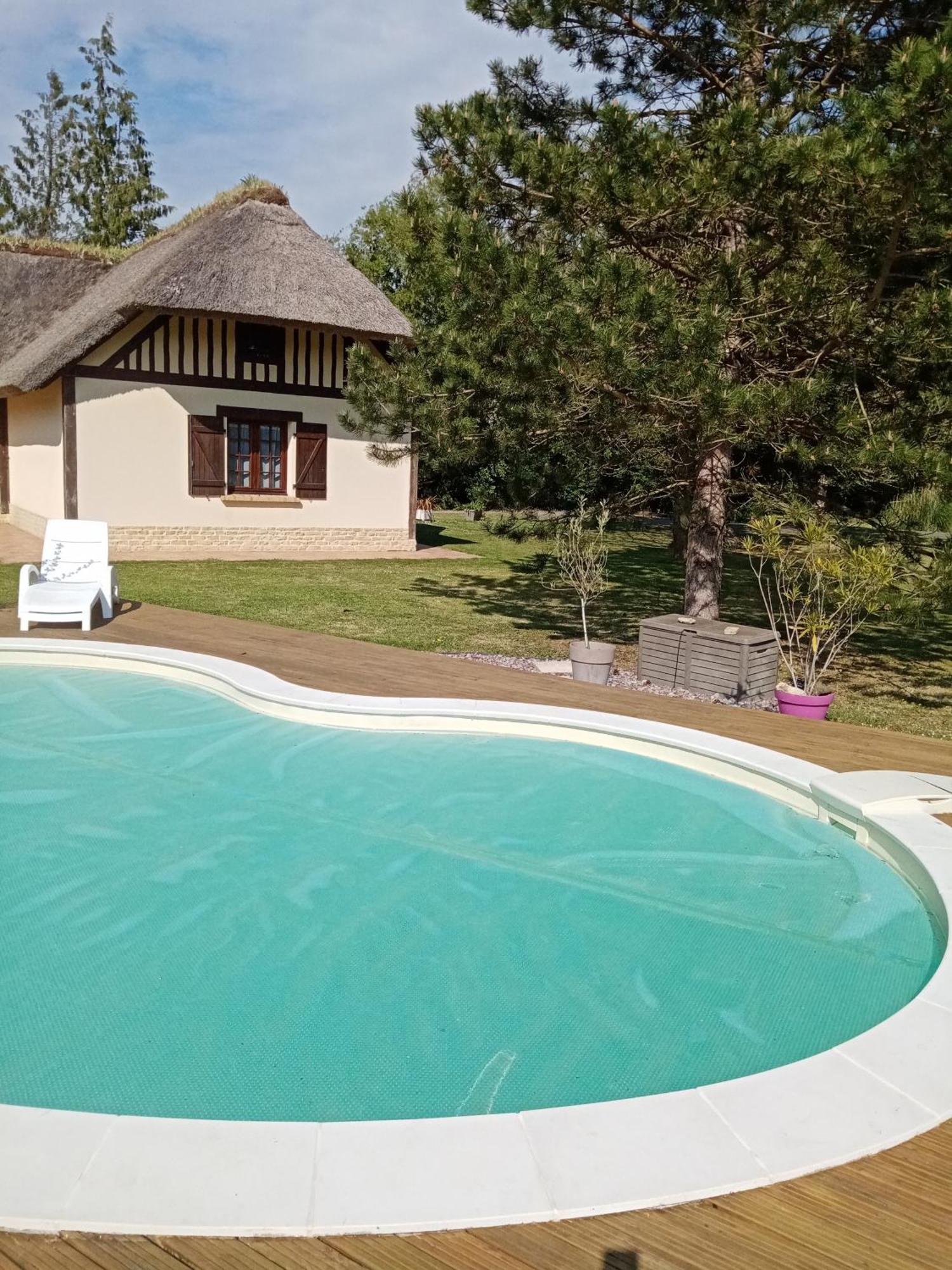Maison Traditionnelle Normande Avec Piscine Hotot-en-Auge Eksteriør billede